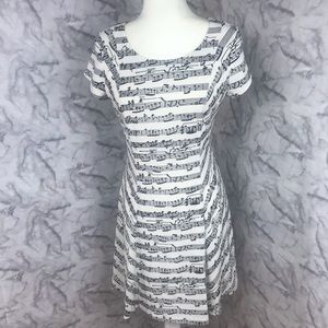 Maison Jules Music Note Dress Medium